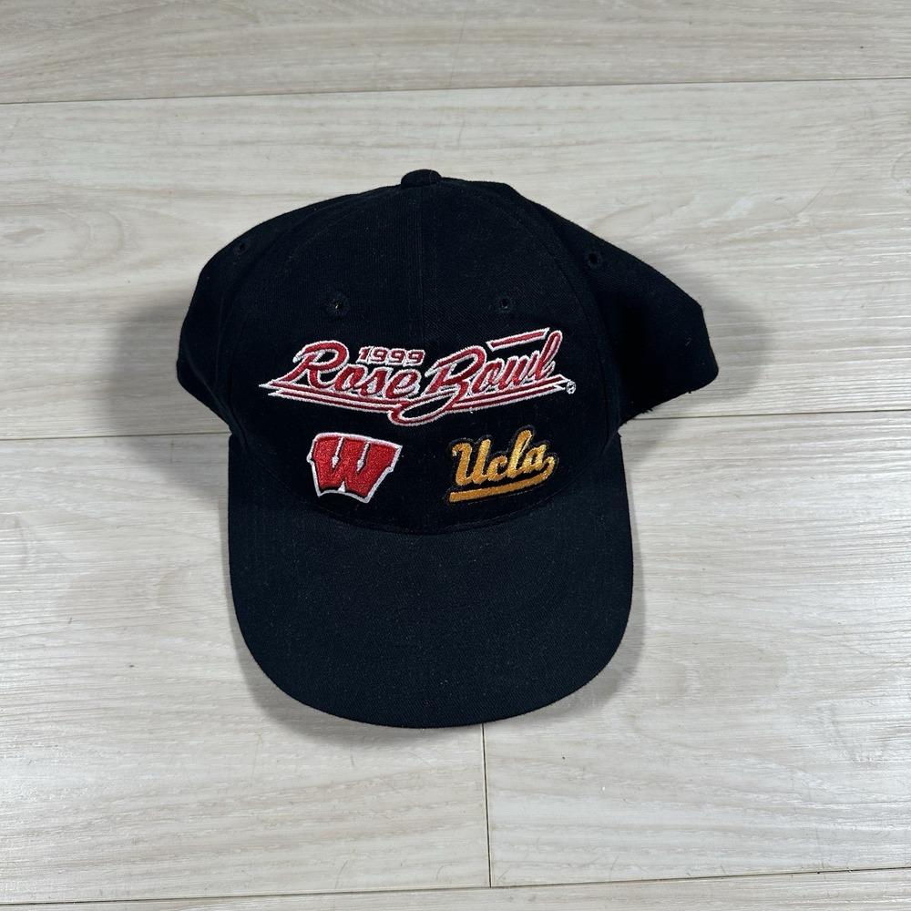 Vintage Wisconsin Badgers UCLA Rose Bowl Hat 1999 Snapback Sports Specialties
